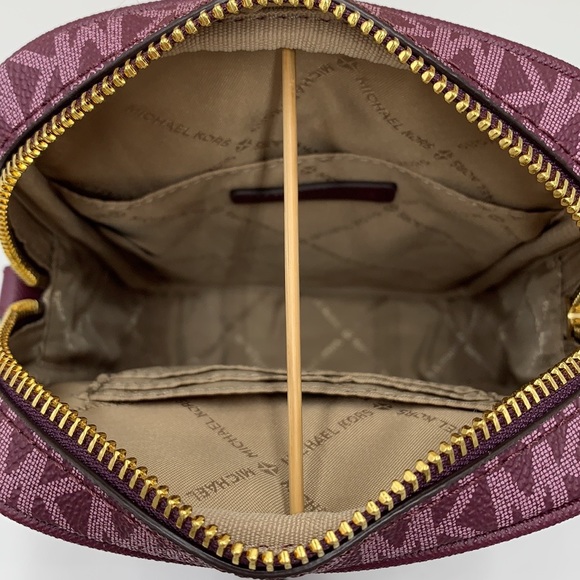 MICHAEL KORS Jet Set Travel Medium Logo Crossbody Bag & Small Coinpouch ID card - Picture 6 of 16